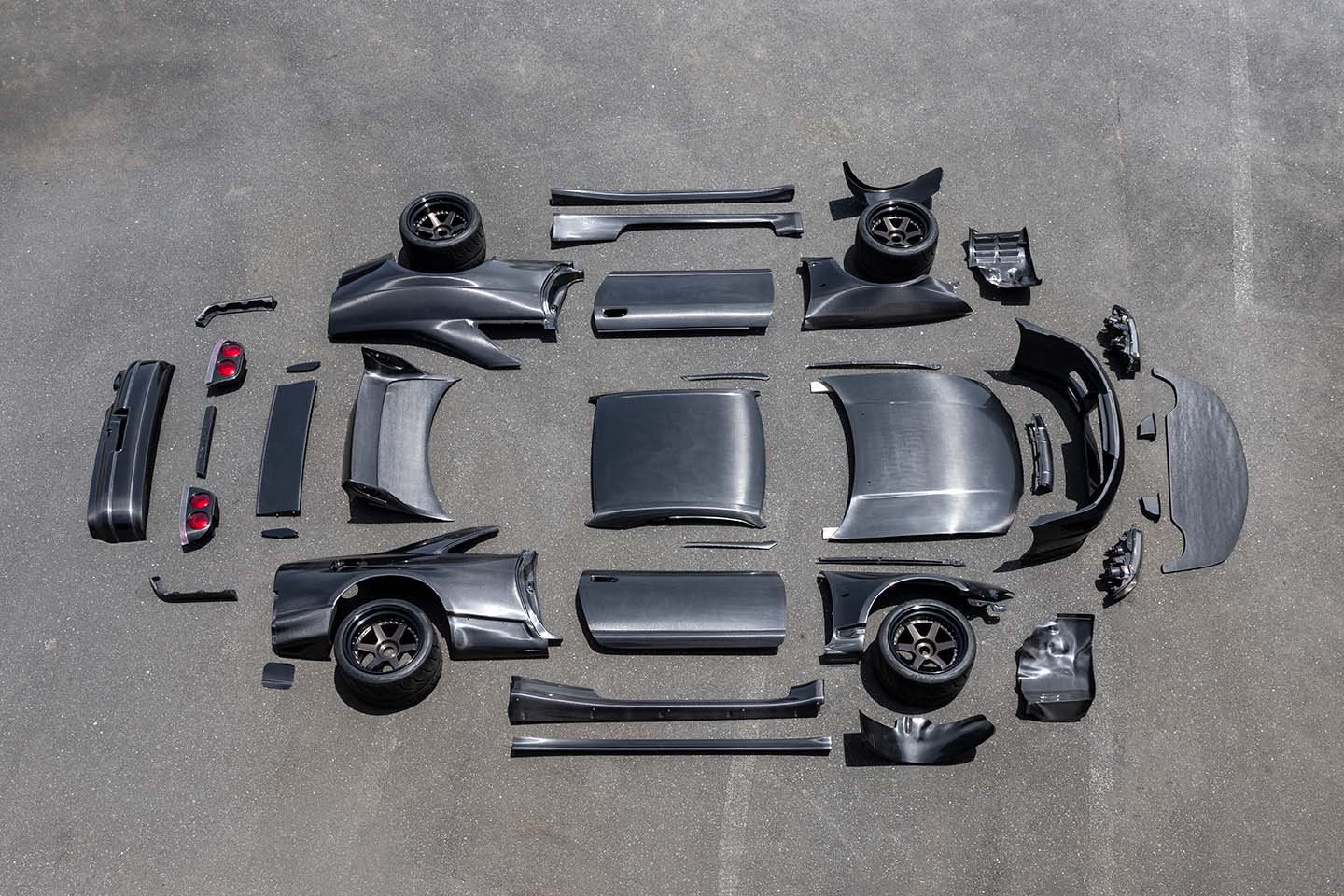 BCNR33用ドライカーボンパーツ単体販売